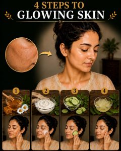 4 Steps to Glowing Skin Naturally: Home Remedies for Different Skin Types