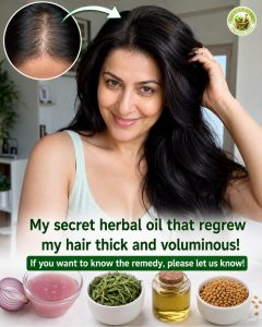 My Secret Herbal Oil for Thick and Voluminous Hair