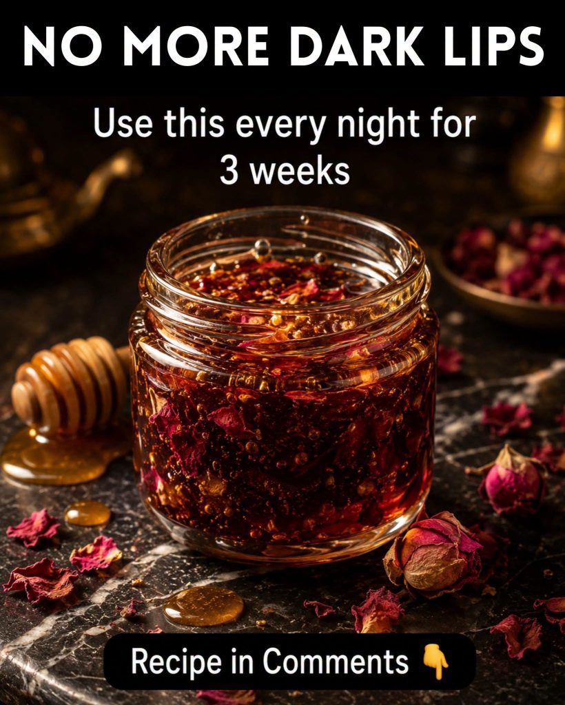 No More Dark Lips Naturally: Honey and Rose Petal Night Remedy