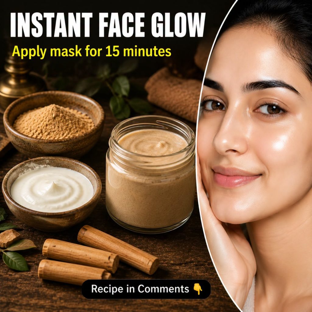 Instant Face Glow in Just 15 Minutes Naturally: Skin-Type Specific Face Masks for Radiant Skin