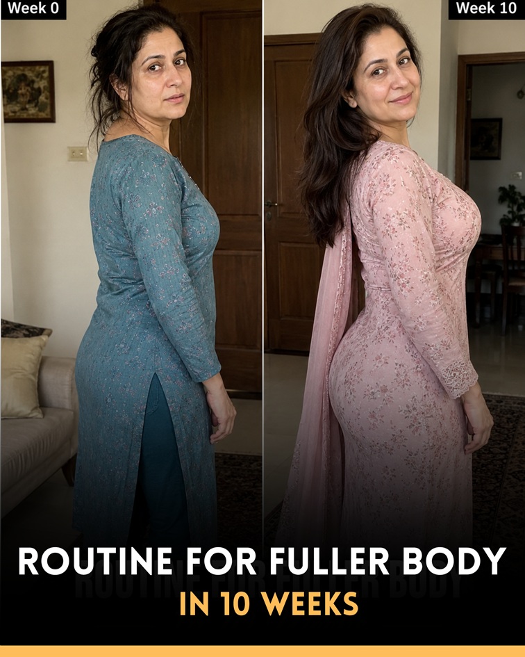 Routine for a Fuller Body in 10 Weeks: 2 Natural Remedies, Diet Plan & Exercises