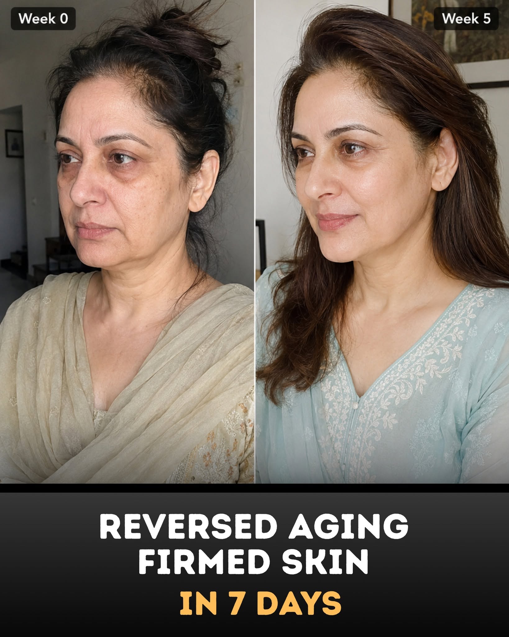 Reversed Aging and Firmer-Looking Skin Naturally: A 5-Week Home Care Plan for Every Skin Type