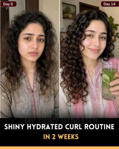 Shiny, Hydrated Curl Routine in 2 Weeks – Research-Based Natural Remedy