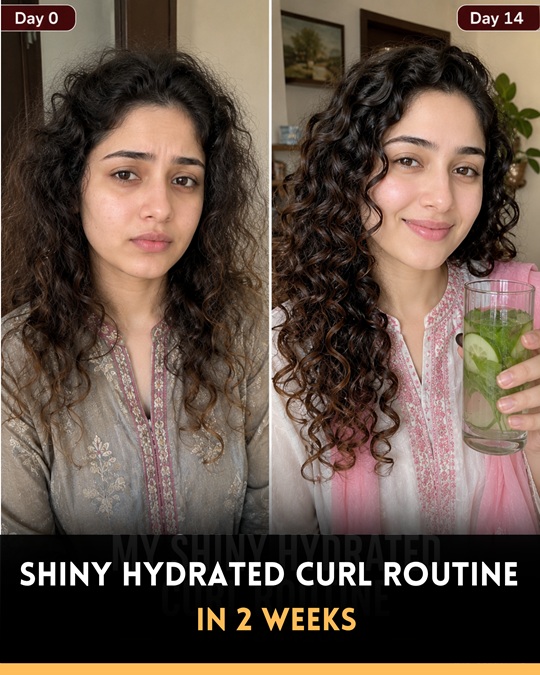 Shiny, Hydrated Curl Routine in 2 Weeks – Research-Based Natural Remedy