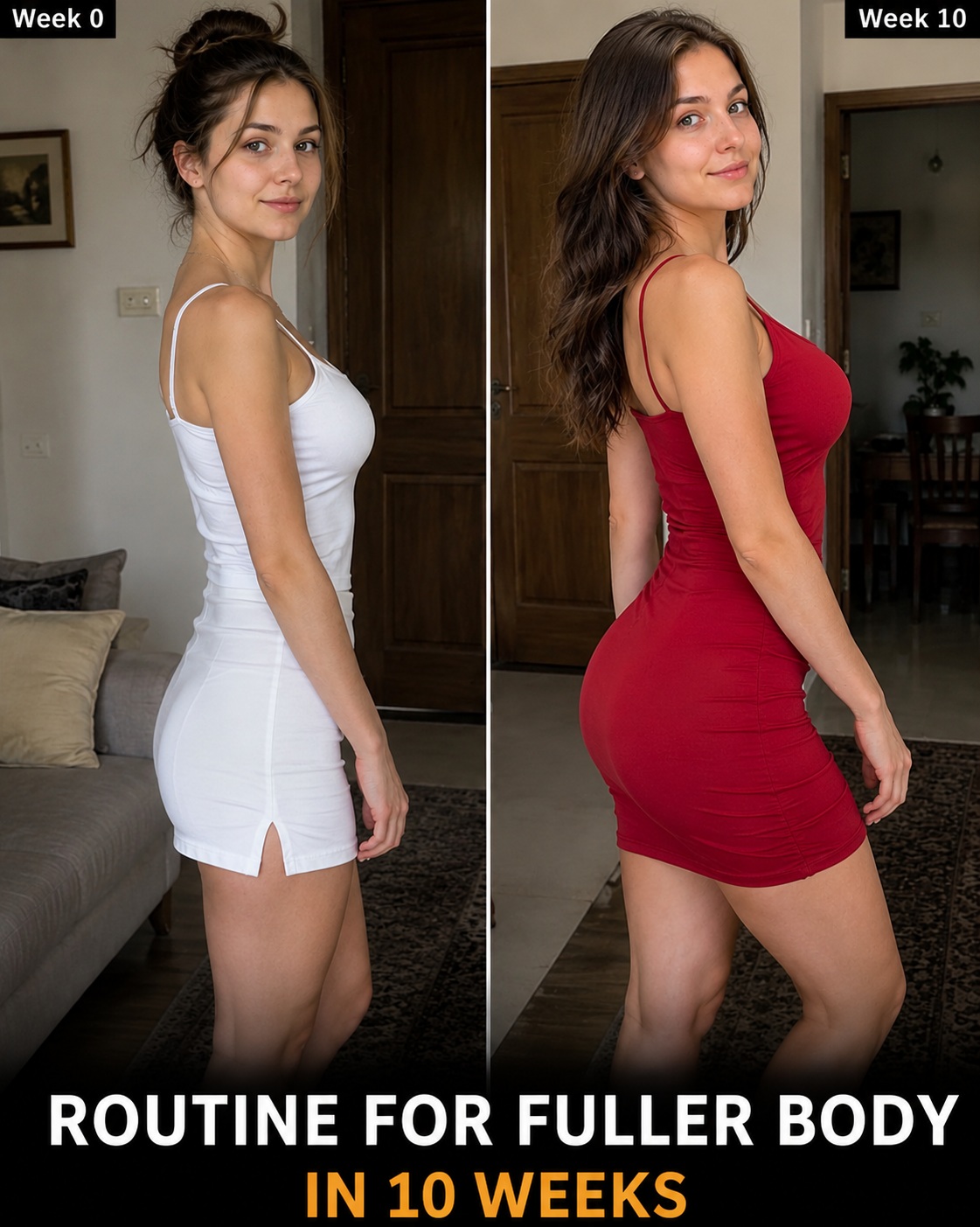 Routine for a Fuller Body in 10 Weeks: A Science-Based Guide to Build Healthy Curves Naturally