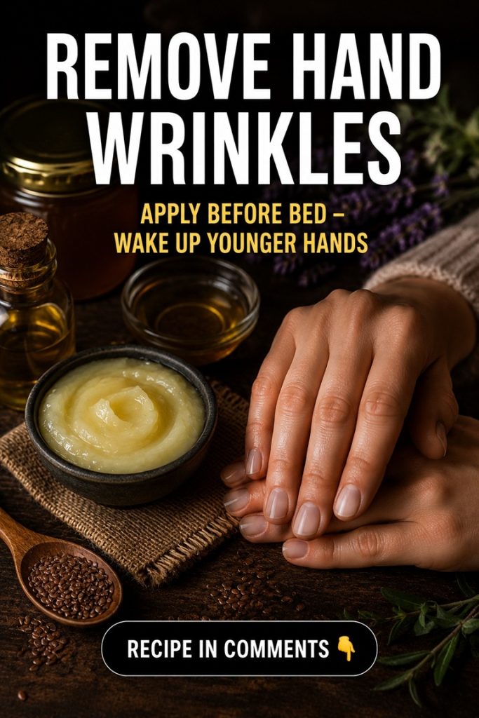 Remove Hand Wrinkles Naturally: An Overnight Hand Repair Remedy for Softer, Younger-Looking Hands