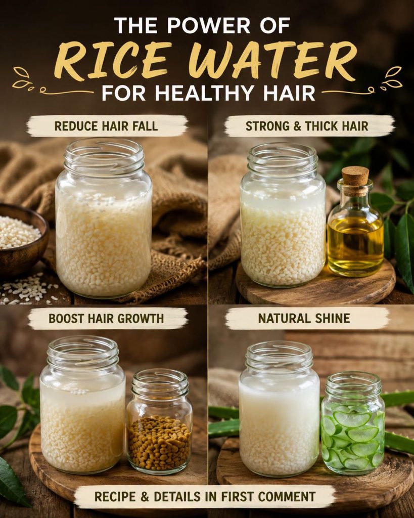 The Power of Rice Water for Healthy Hair: 4 Homemade Remedies to Reduce Hair Fall, Boost Growth, Strengthen Hair & Add Natural Shine