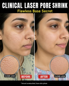 Clinical-Laser-Like Pore Shrink: Natural Flawless Base Secret by Skin Type