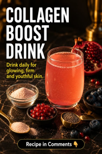 Collagen Boost Drink for Glowing, Firm-Looking Skin: Five Natural Recipes by Skin Type