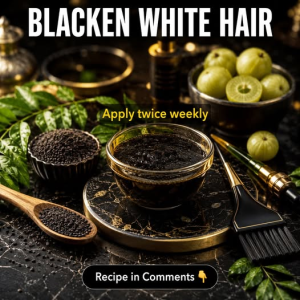 How to Blacken White Hair Naturally: Five Evidence-Supported Remedies by Hair Type