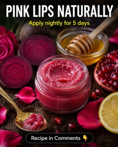 Pink Lips Naturally in 5 Days: Safe Home Remedies for Soft, Healthy-Looking Lips
